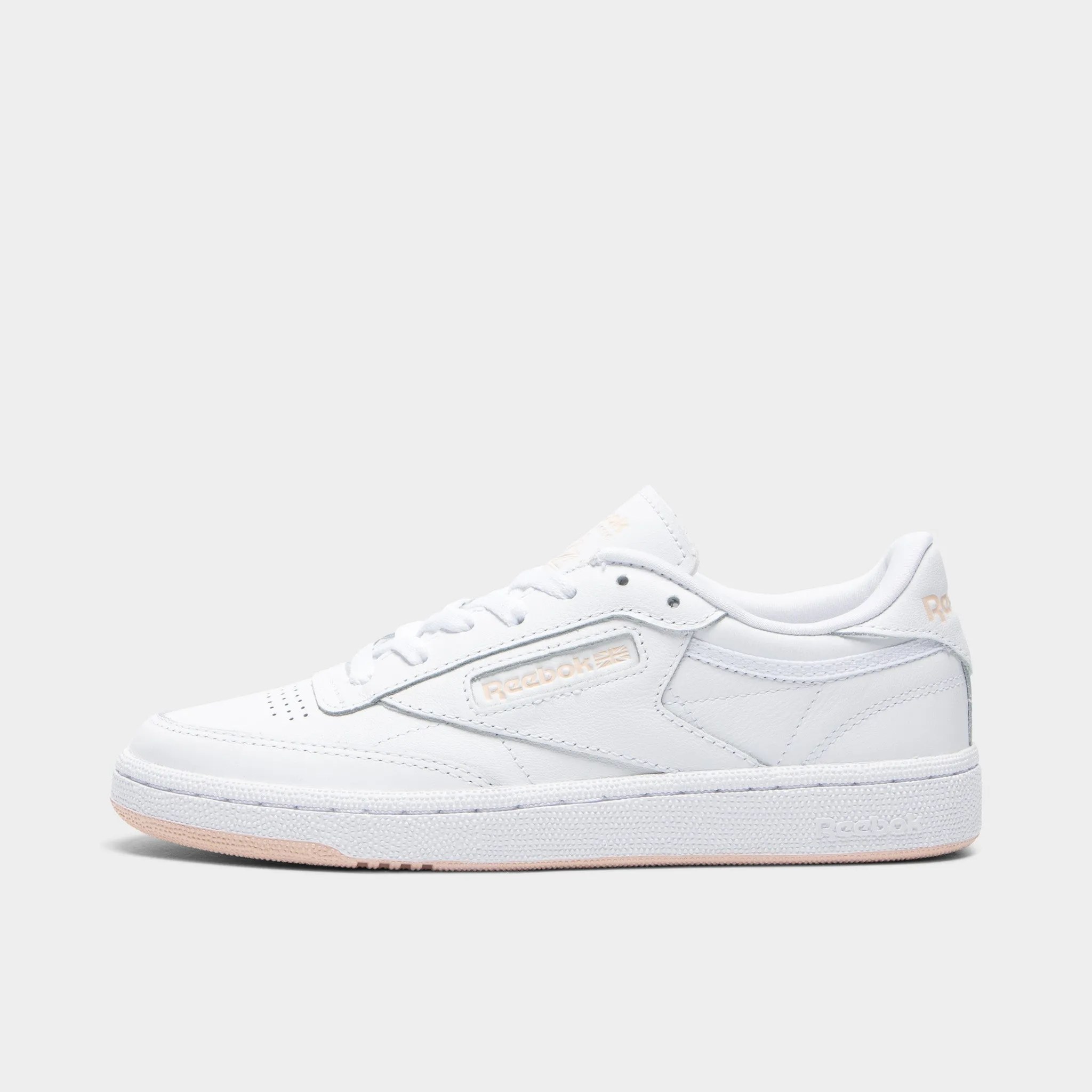 Reebok Women's Club C 85 White / Bleached Peach