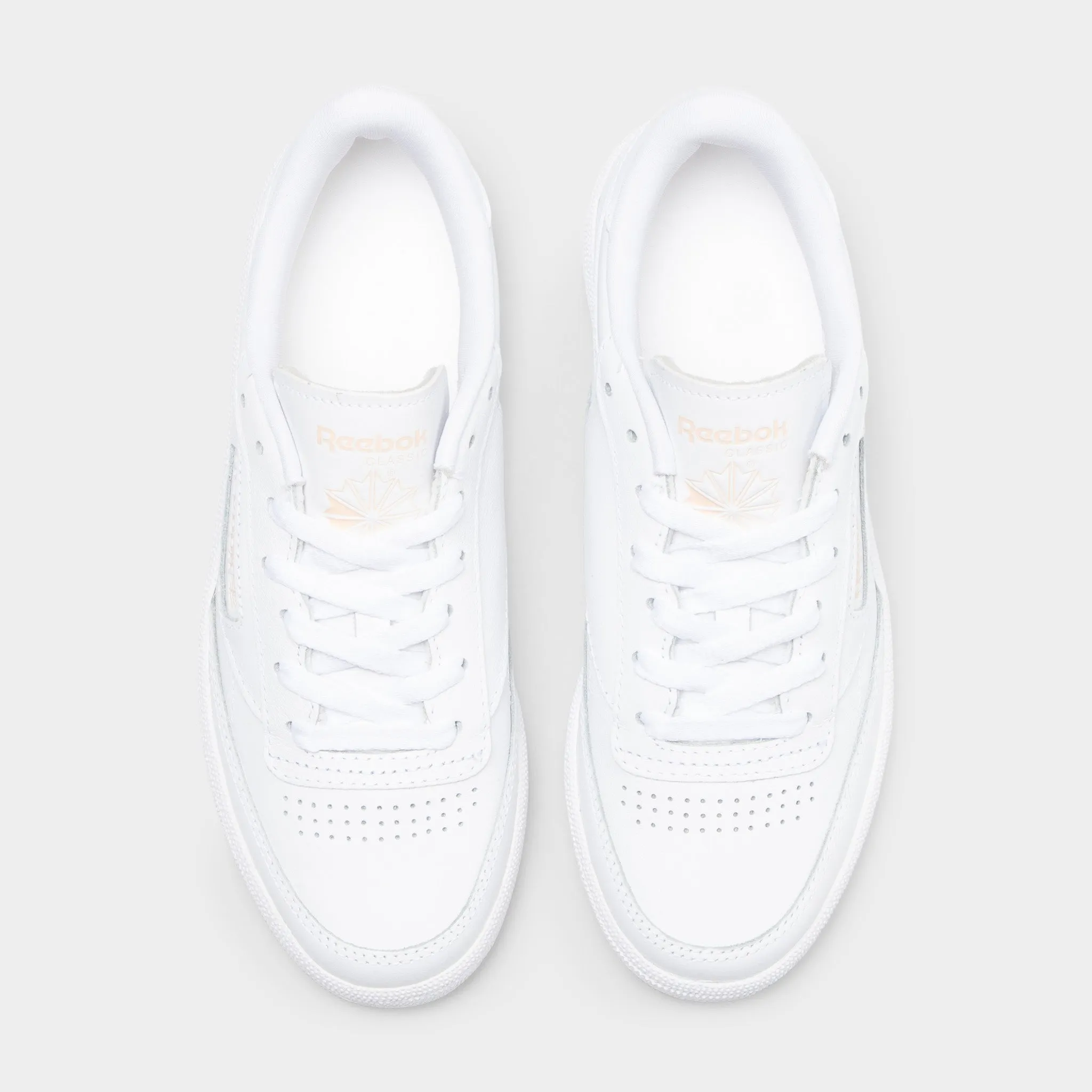 Reebok Women's Club C 85 White / Bleached Peach