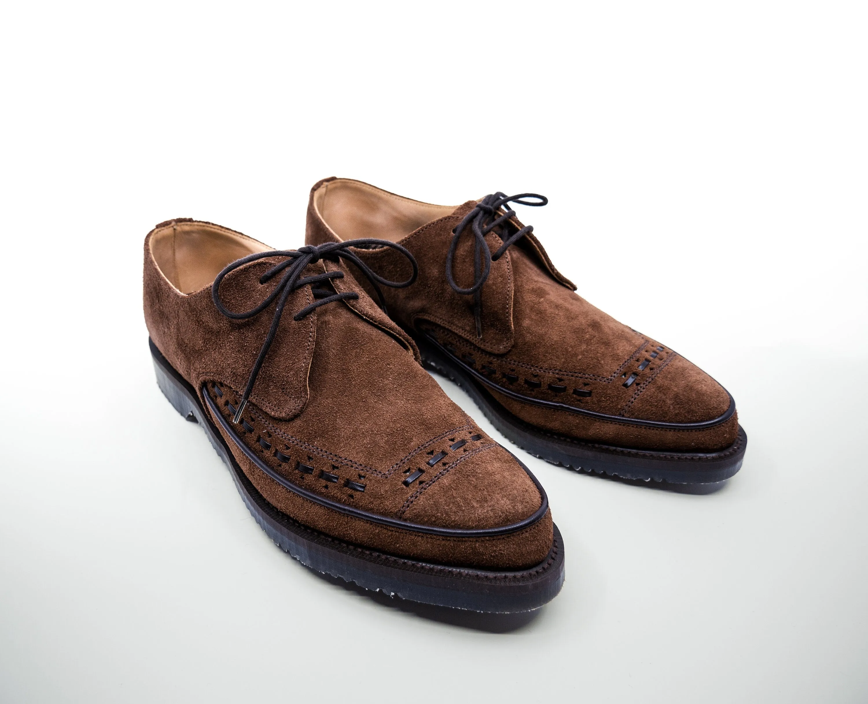 Robot George Cox, Made in England, Snuff Suede Shoes, Casual Shoes, Polecat Shoes / Various sizes