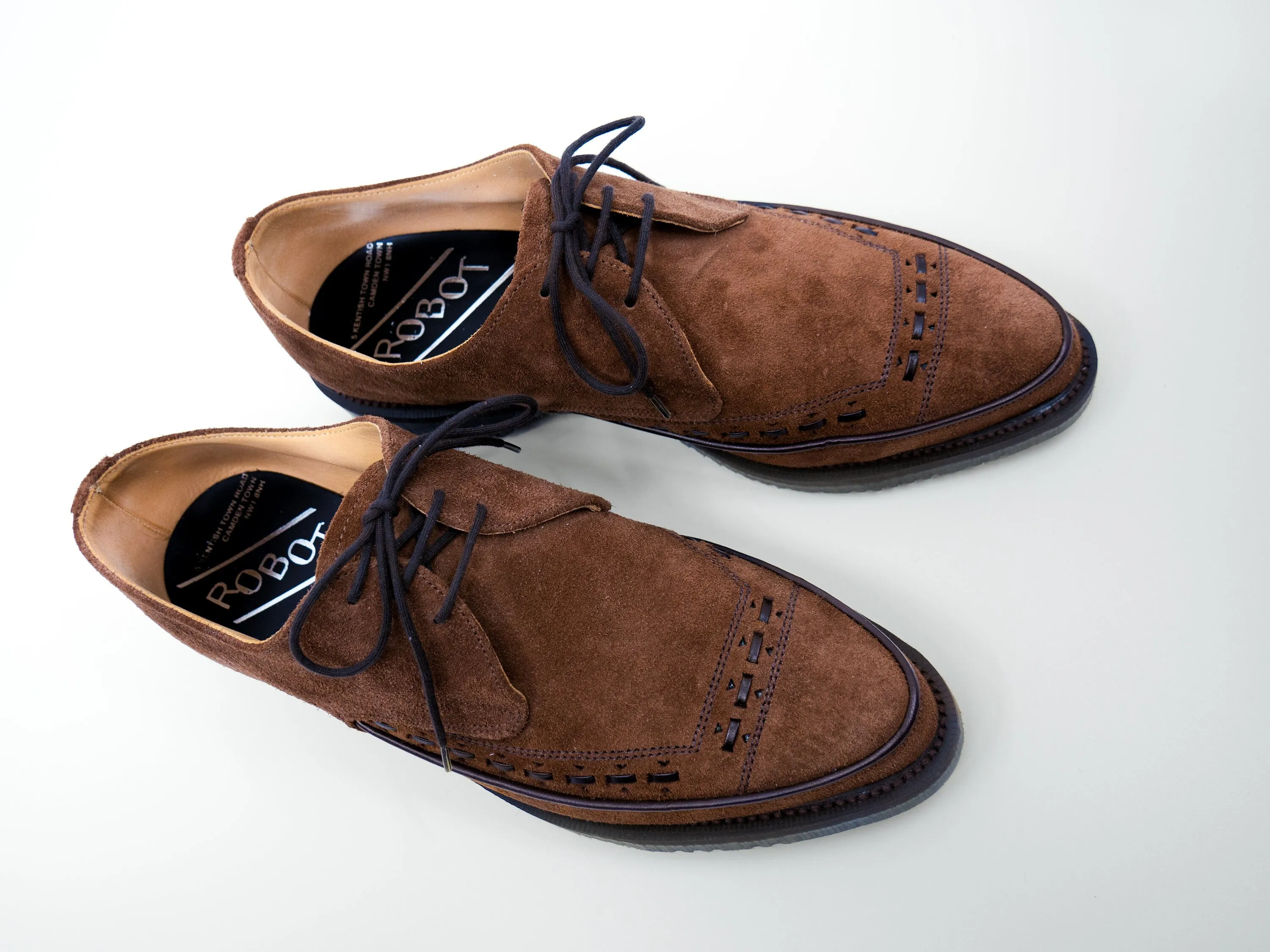 Robot George Cox, Made in England, Snuff Suede Shoes, Casual Shoes, Polecat Shoes / Various sizes