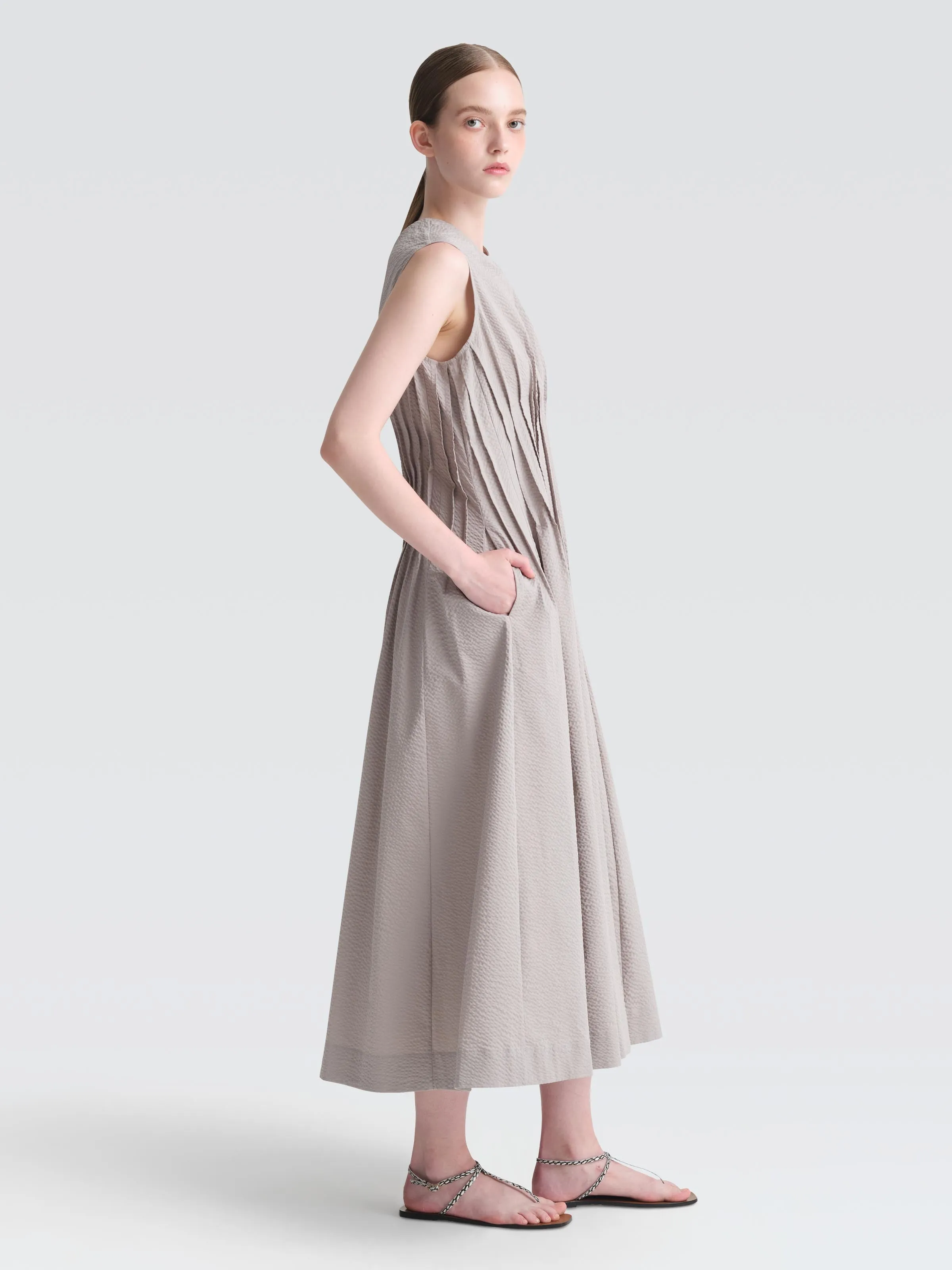 Seersucker Celeste Dress