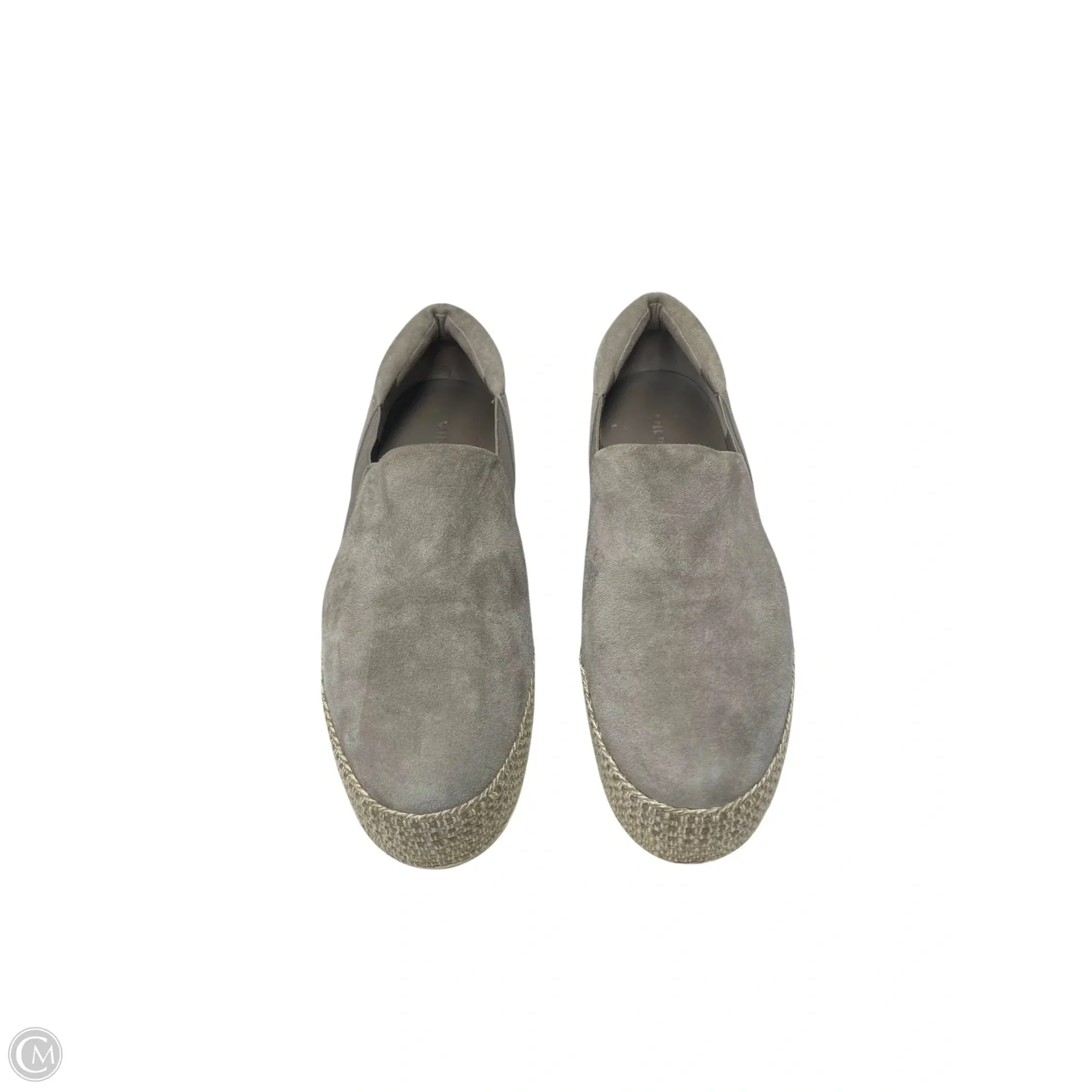 Shoes Flats By Vince In Grey, Size: 9