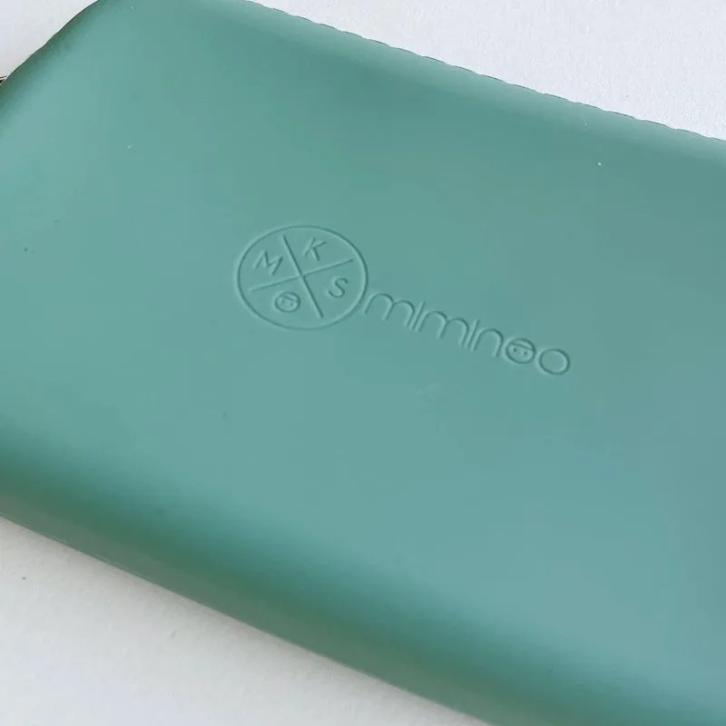 Silicone Waterproof Multipurpose Purse & Sunglasses Case Sage