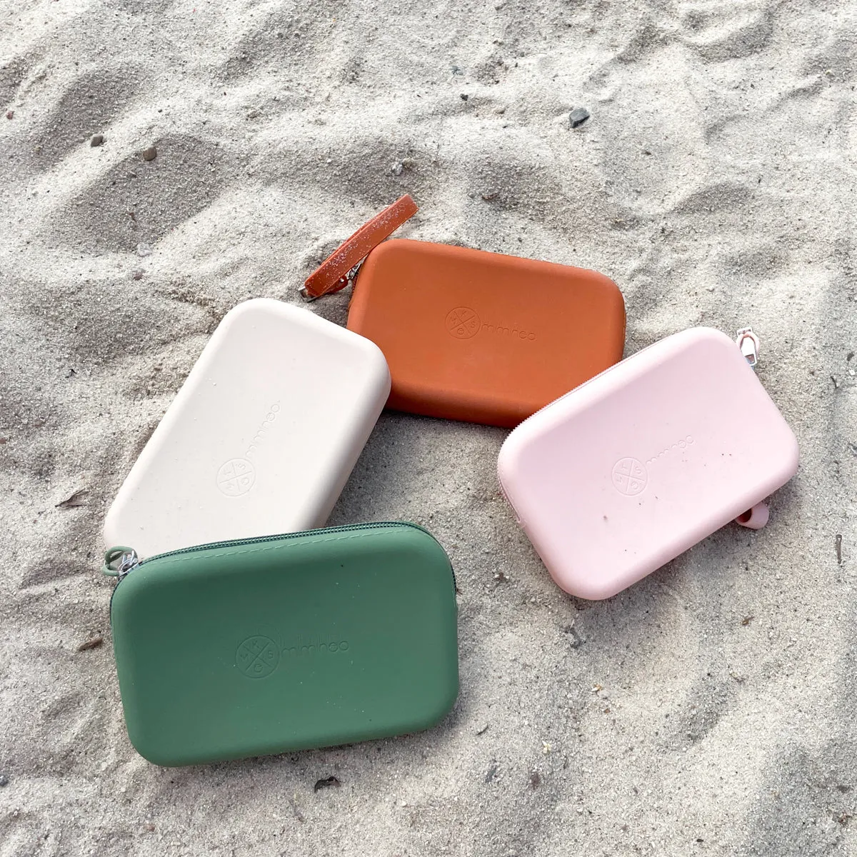 Silicone Waterproof Multipurpose Purse & Sunglasses Case Sage