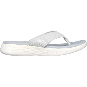 Skechers Womens On The Go 600 Flip Flop Sandal - Grey