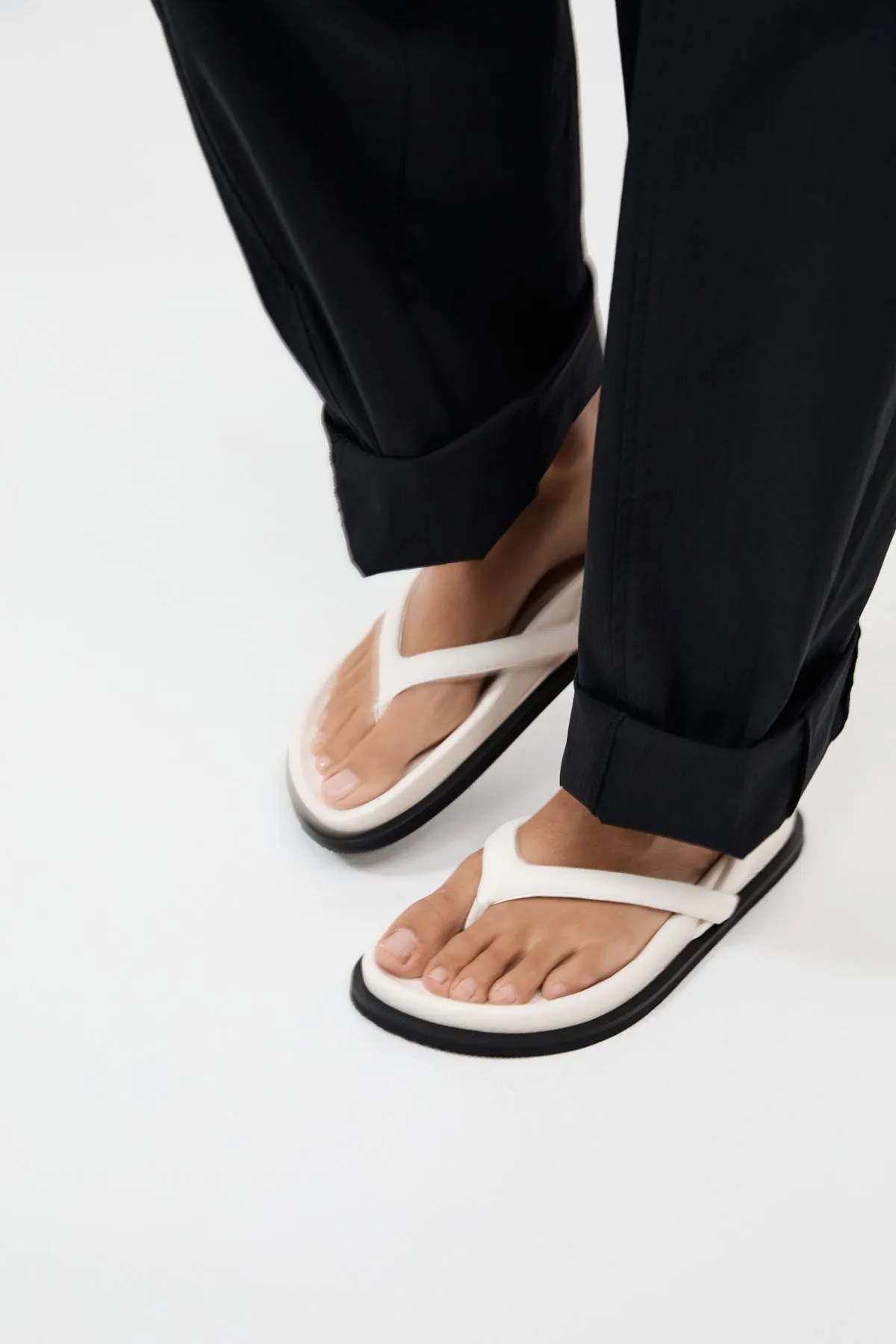 Sling Back Thong Sandal - Tofu