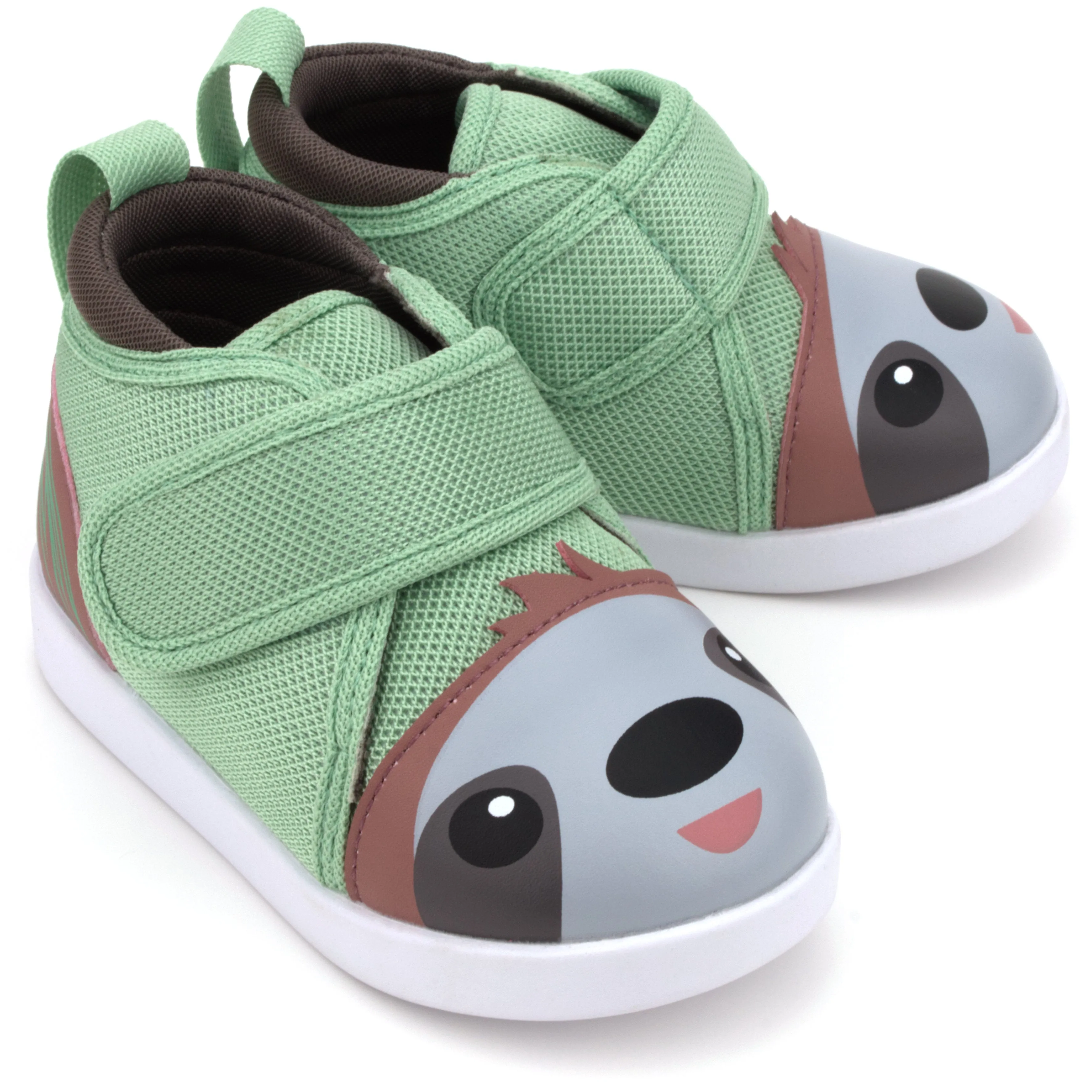 Sloth Squeaky Toddler Shoes | Green/Brown Version 2.0 2025