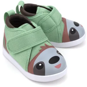 Sloth Squeaky Toddler Shoes | Green/Brown Version 2.0 2025