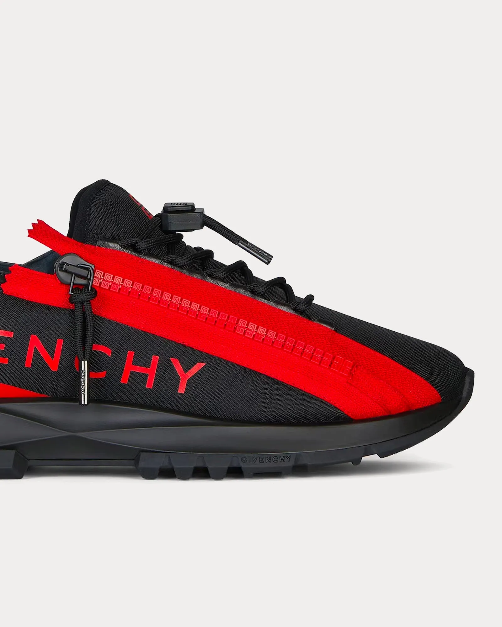 Spectre Runner Synthetic Fiber  With Zip Black / Red Low Top Sneakers