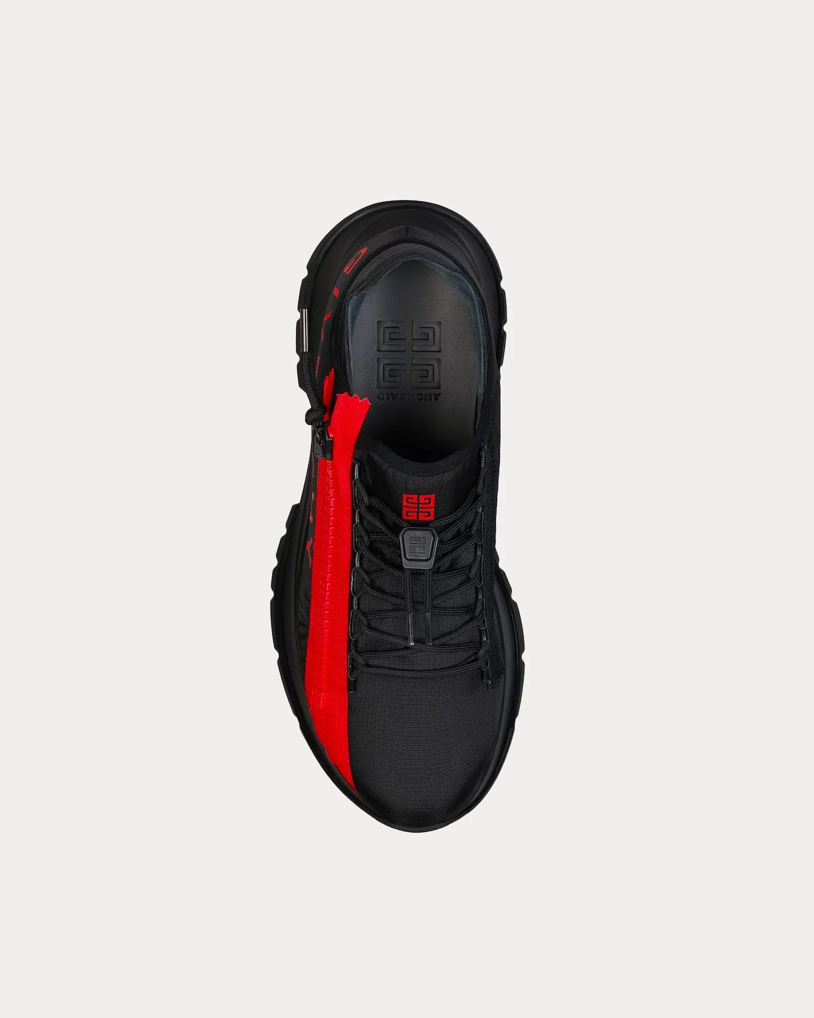 Spectre Runner Synthetic Fiber  With Zip Black / Red Low Top Sneakers