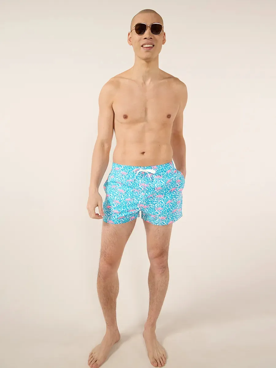 The Domingos Are Flamingos 4" (Classic Swim Trunk)