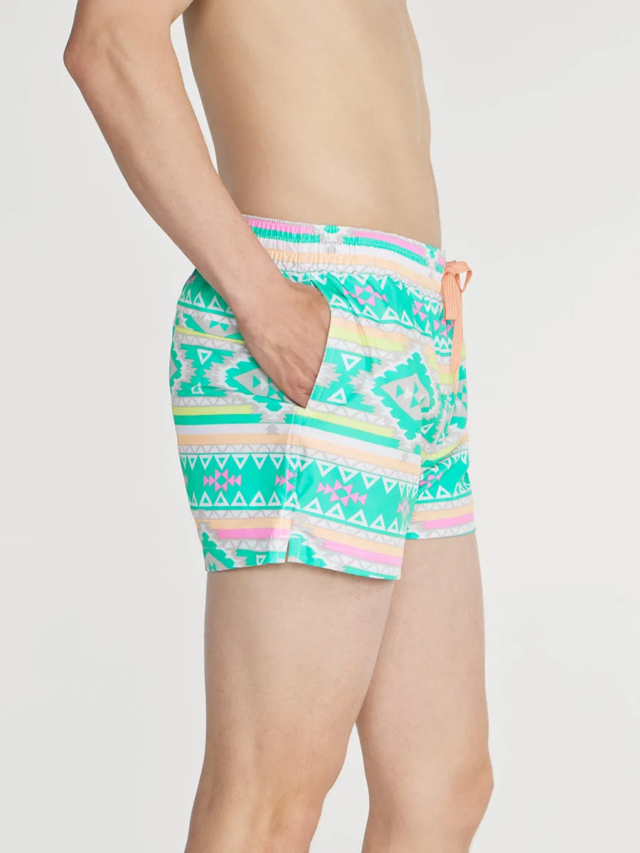 The En Fuegos 4"  (Classic Swim Trunk)