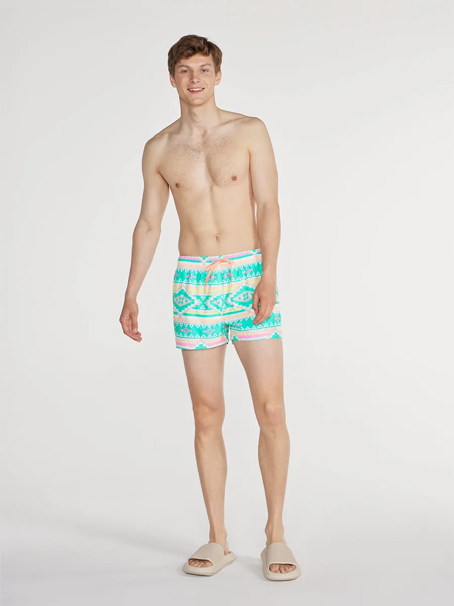 The En Fuegos 4"  (Classic Swim Trunk)