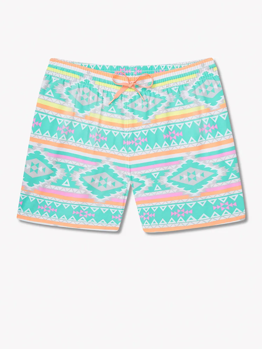 The En Fuegos 4"  (Classic Swim Trunk)