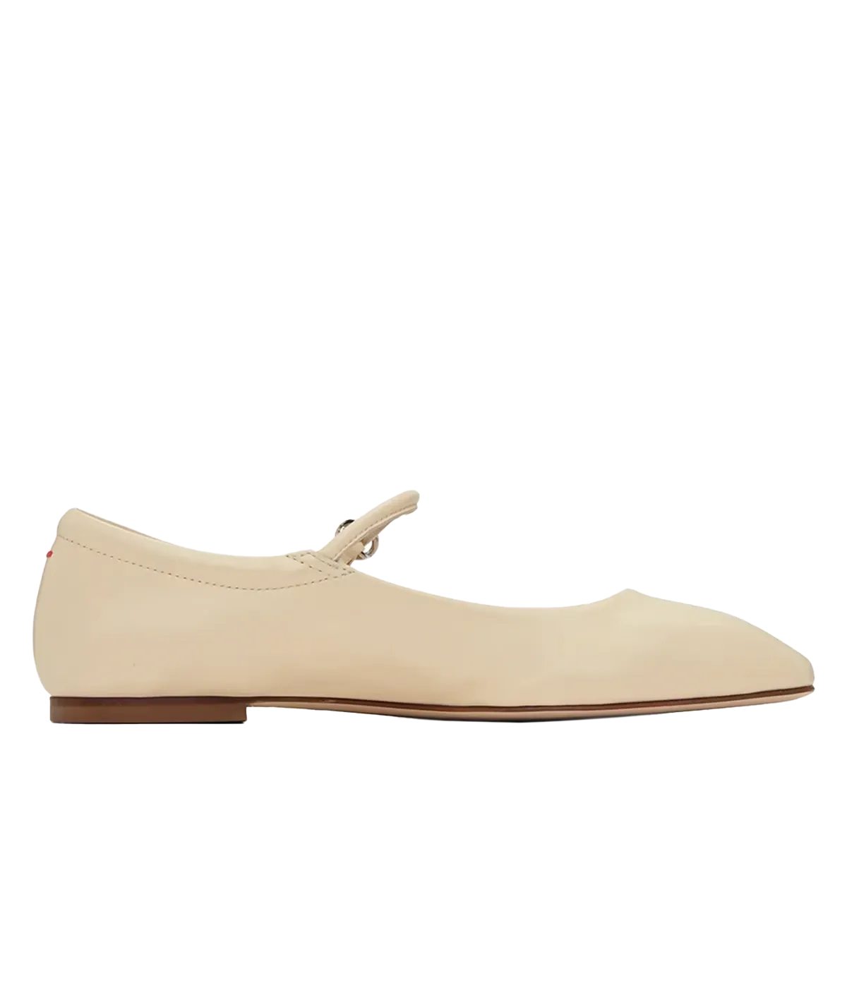 Uma Nappa Leather Ballet Flat in White