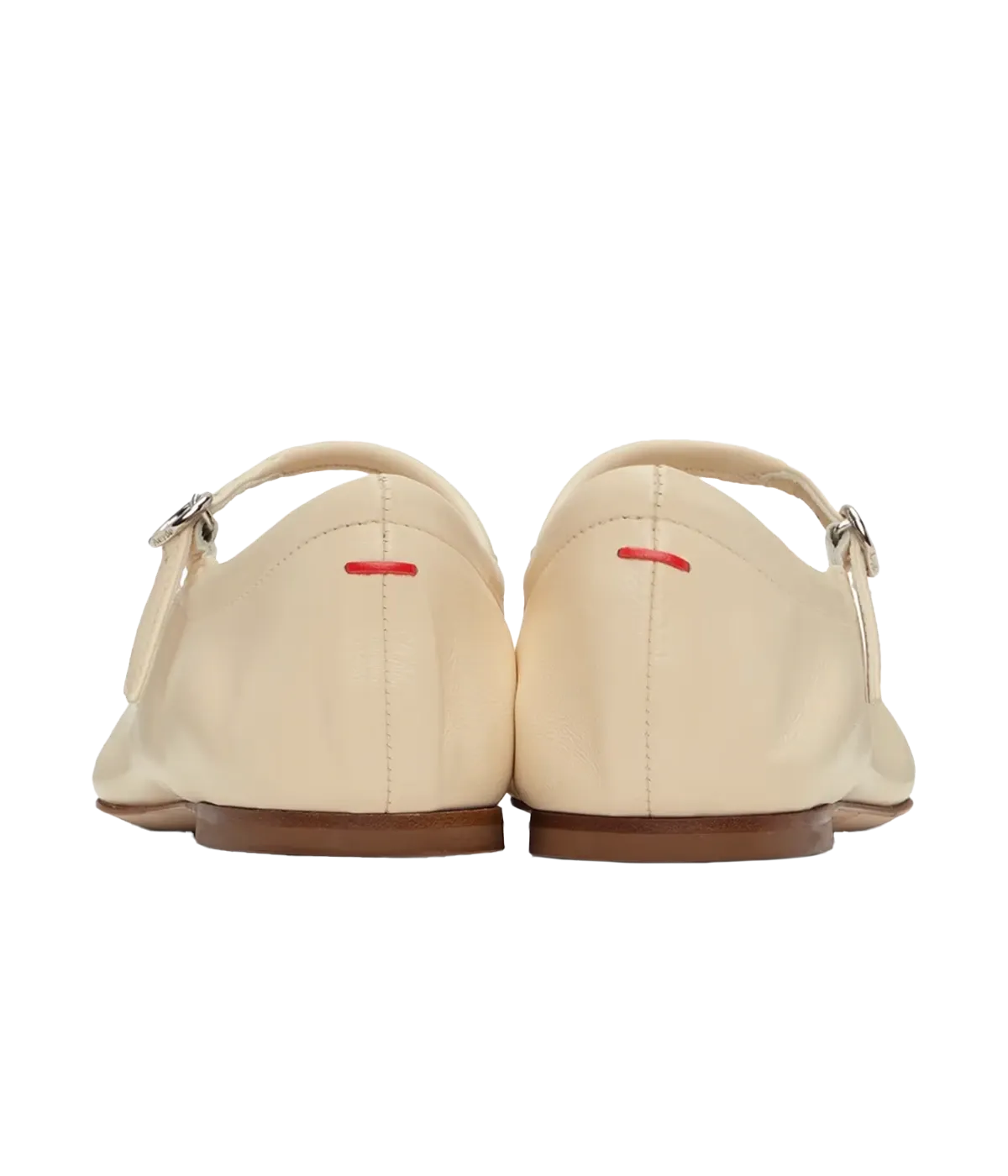 Uma Nappa Leather Ballet Flat in White