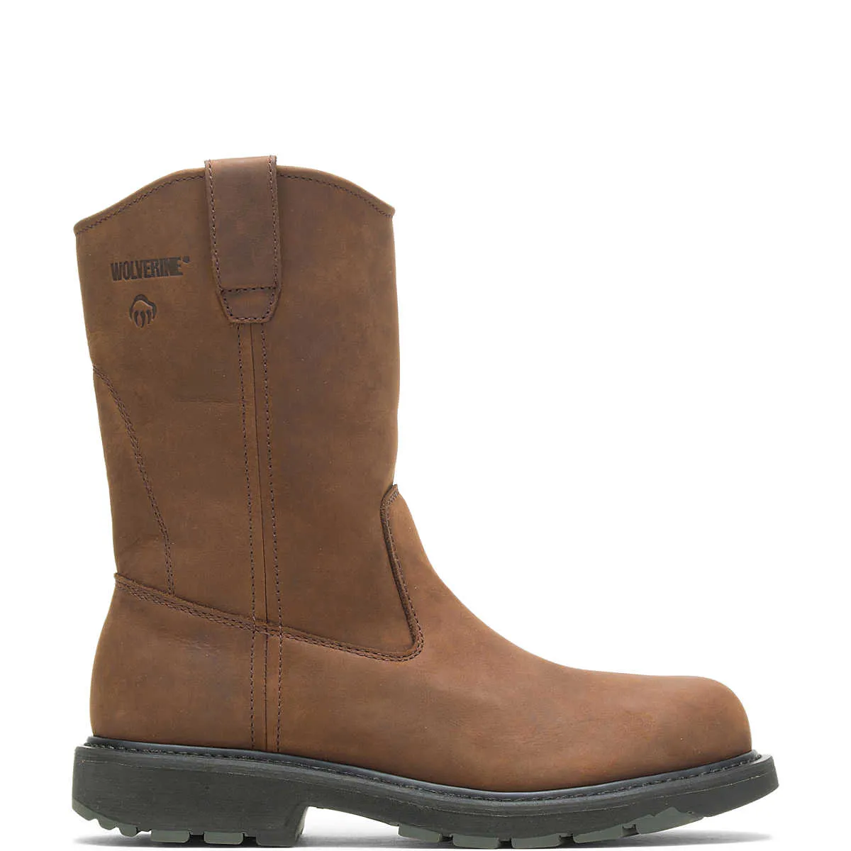 Wolverine Men's DD Work Steel Toe Wellington - Dark Brown
