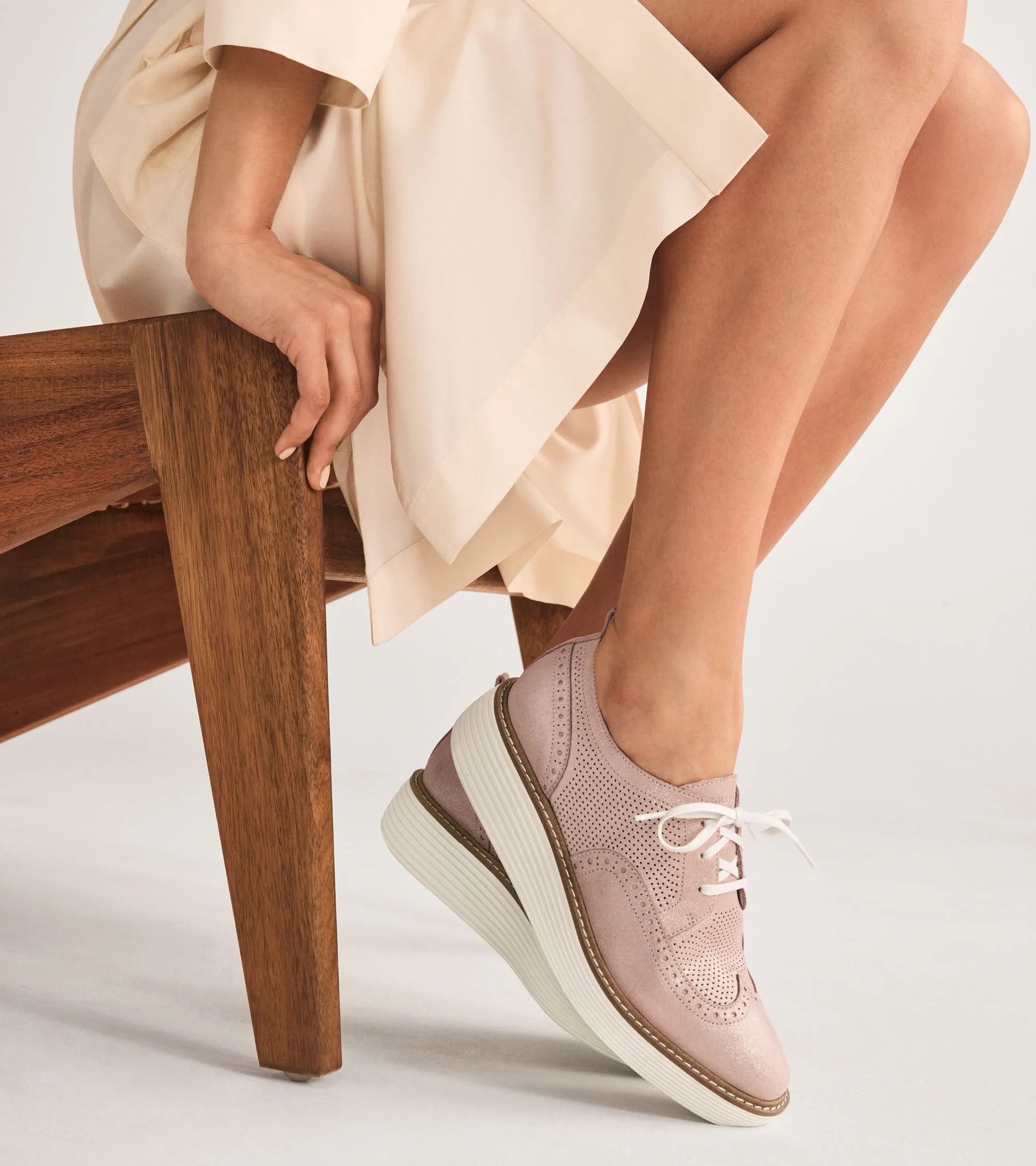Women's ØriginalGrand Platform Wingtip Oxfords