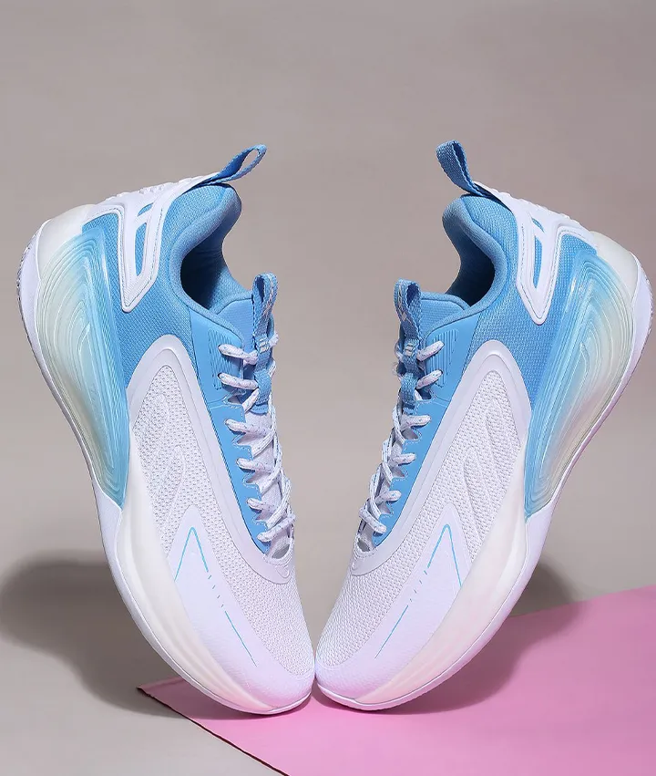 XTEP Men's Stylish TPU Support Basketball Shoes- Lace up Style- Dynamic Foam- TPU Sidewall Support- Honeycomb Rebound Cushioning- Highly Durable- Superior Comfort