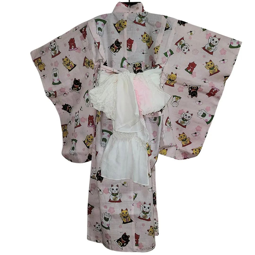 Yukata Girls - Pink Maneki neko