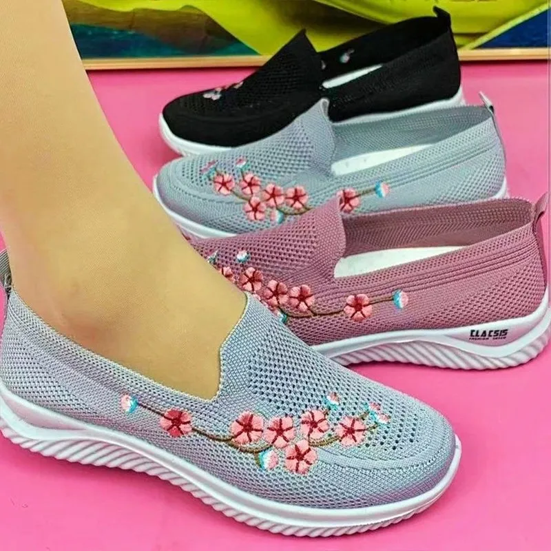 Zapatos De Mujer | Floral Women Sneakers