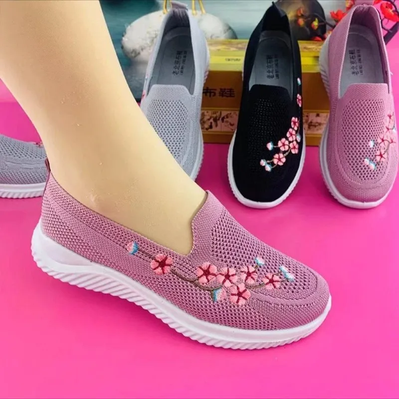 Zapatos De Mujer | Floral Women Sneakers