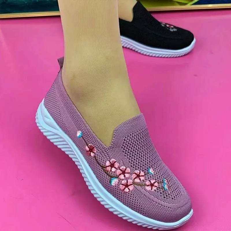 Zapatos De Mujer | Floral Women Sneakers